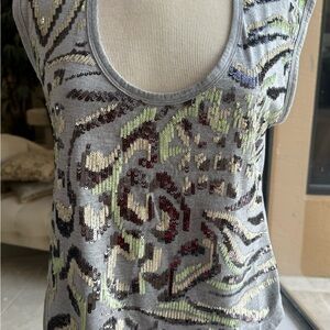 Milly of New York blouse with sequins